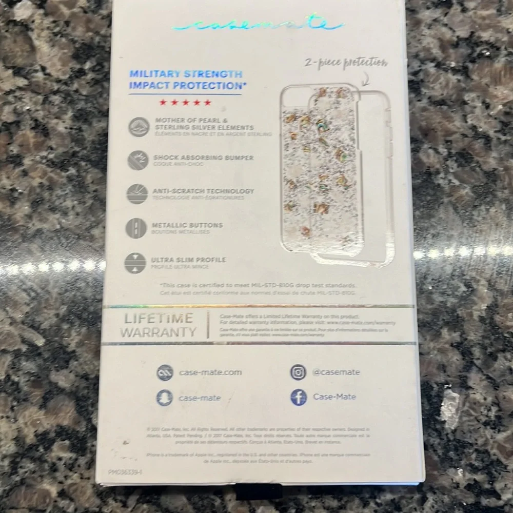 NWT Casemate Gorgeous Karat Pearl iPhone case